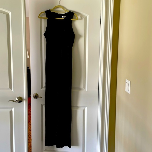 Calvin Klein Pants - Jumpsuit size 12 black with gold